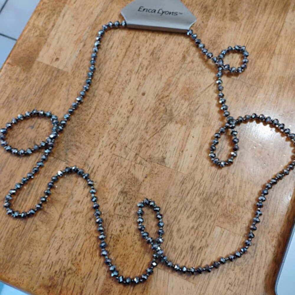 56 inch Erica Lyons beaded necklace